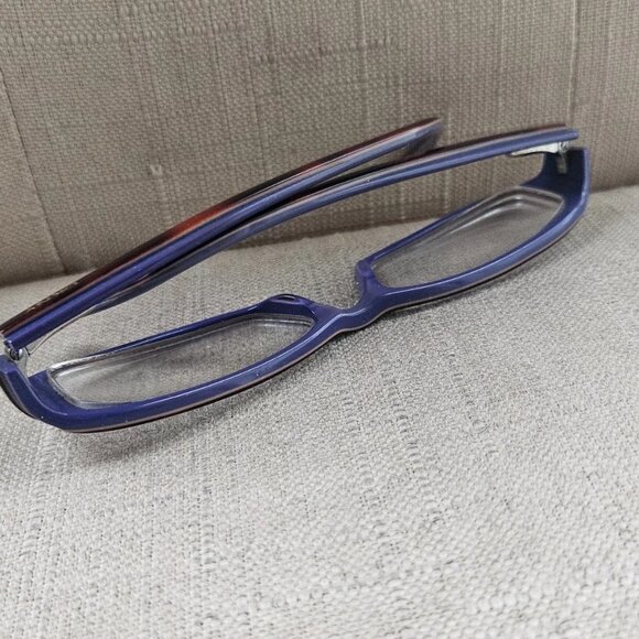 DKNY Women Glasses Frame Eyewear Blue/Brown Tone 51[]16 135 Eyeglass Frame only - Picture 5 of 11